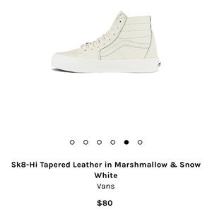 Leather Hightop Vans